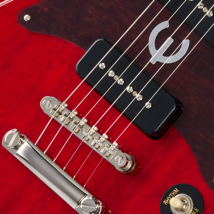 Epiphone Wilshire P-90 with Rosewood Fretboard, Cherry Electric Guitar Epiphone