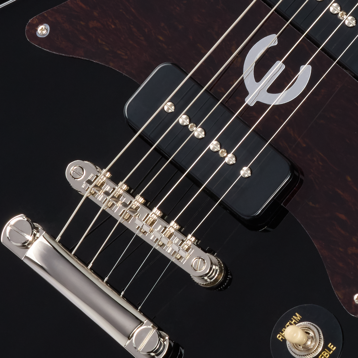Epiphone Wilshire P-90 with Rosewood Fretboard, Ebony Electric Guitar Epiphone