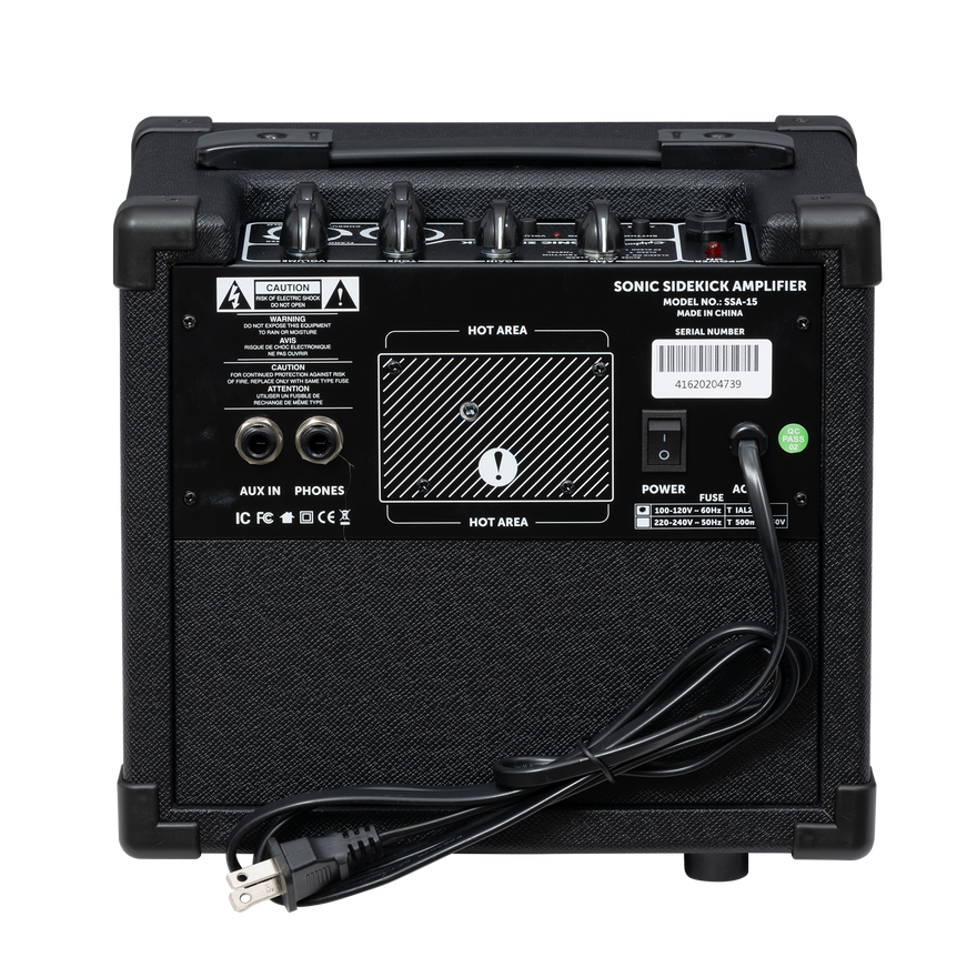 Epiphone Power Players Sonic Sidekick Amp SSA-15, Black Combo Amplifier Epiphone