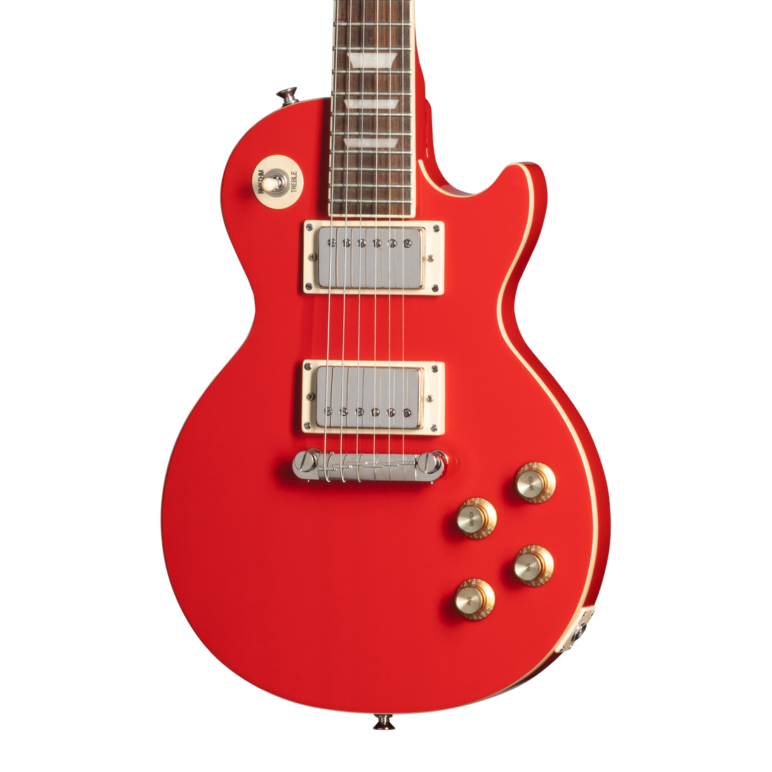 Epiphone Power Players Les Paul (Incl. Gig Bag, Cable, Picks), Lava red Electric Guitar Epiphone