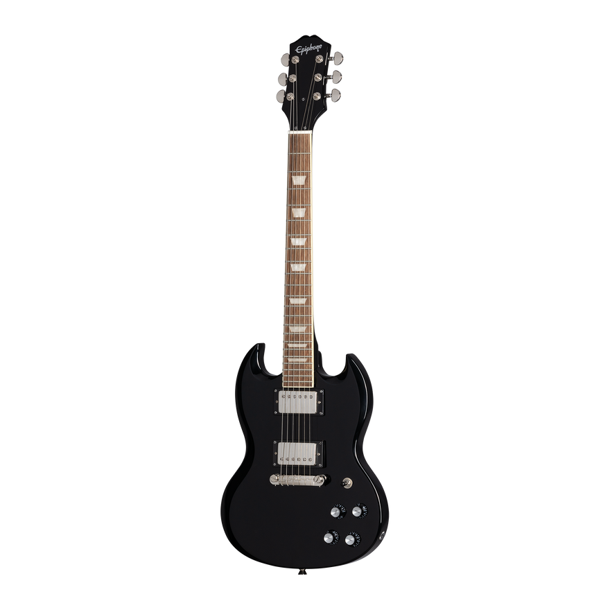 Epiphone Power Players SG (Incl. Gig bag, Cable, Picks) , Dark Matter Ebony Electric Guitar Epiphone