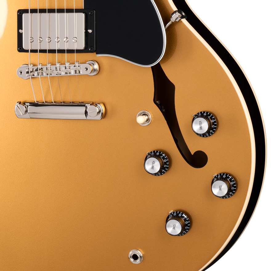 Gibson ES-335 Custom Color, Goldtop, Exclusive Electric Guitar Gibson