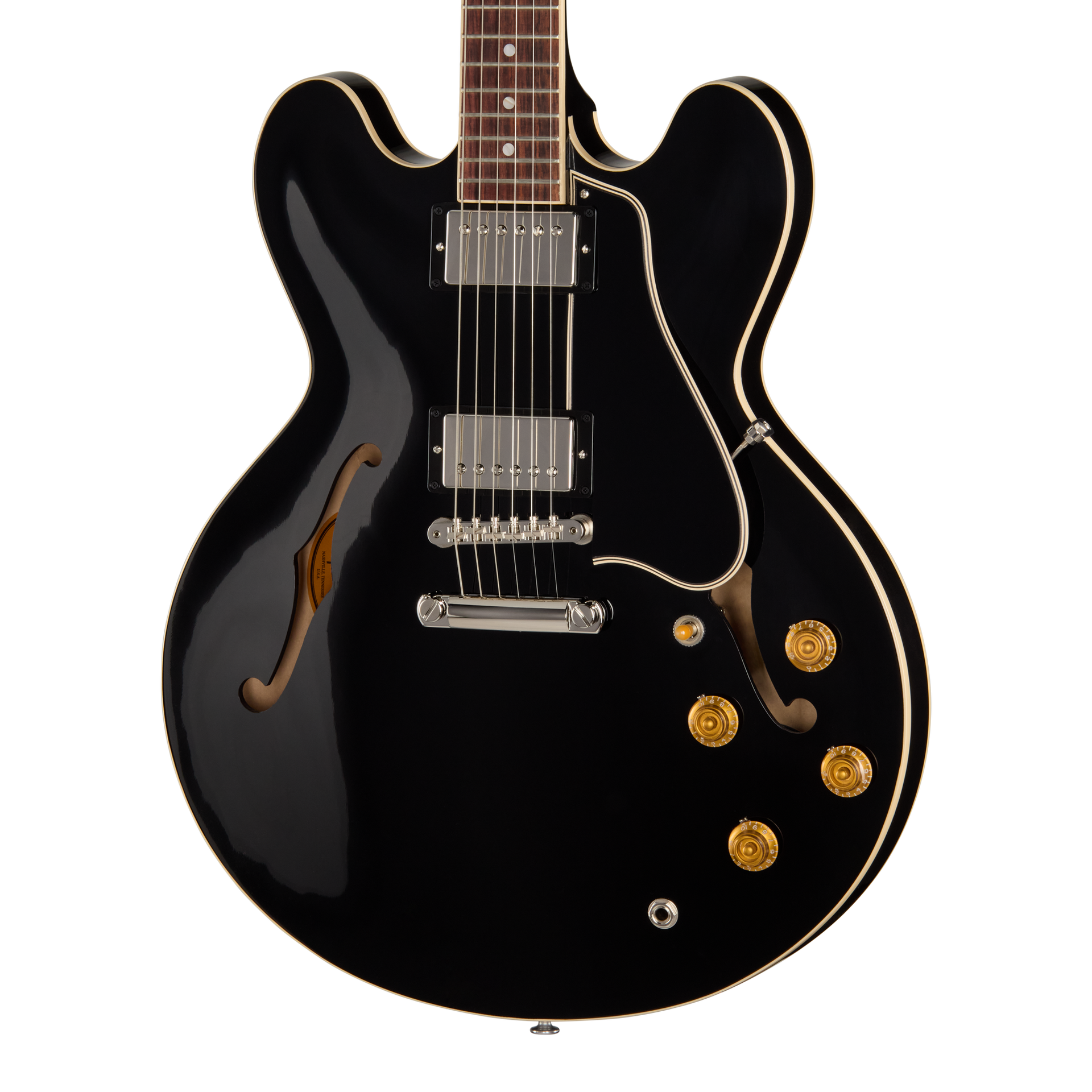ギター Gibson ES-335 Ebony Gibson ES-335 50s, Ebony