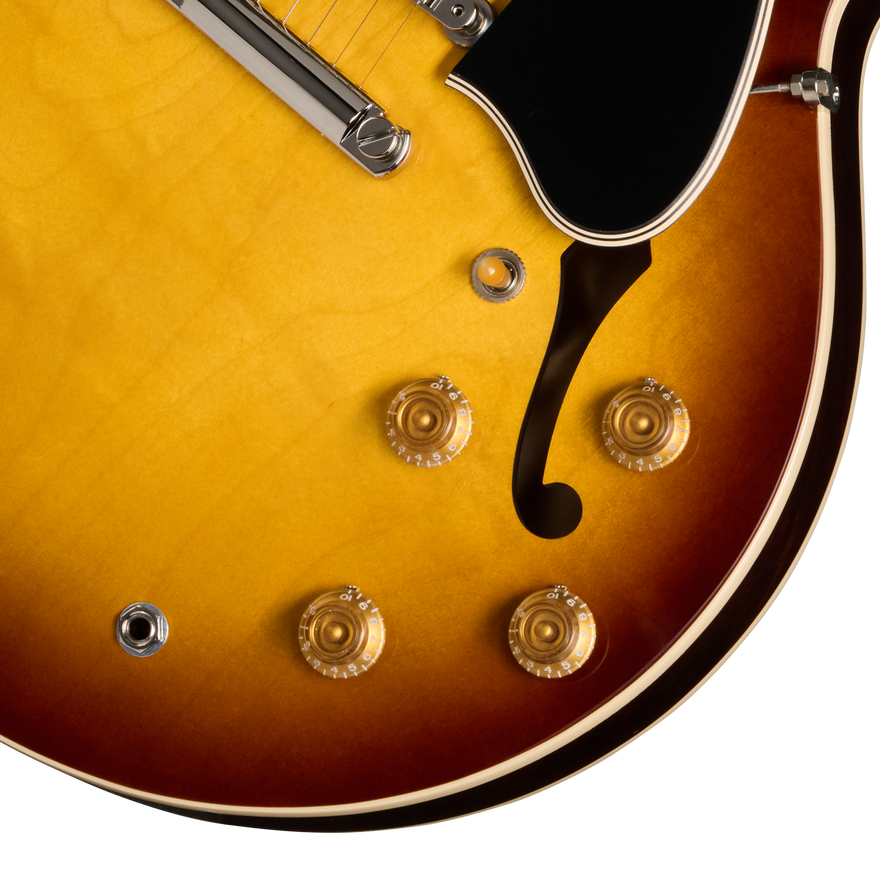 Gibson ES-335 50s, Vintage Tobacco Burst Electric Guitar Gibson