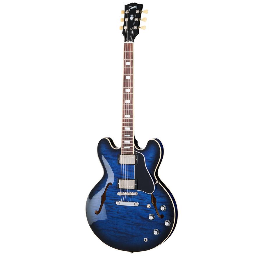 Gibson ES-335 Custom Color, Deep Ocean Burst Electric Guitar Gibson