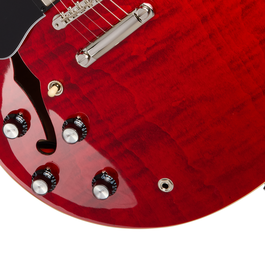 Gibson ES-335 Figured, Left-Handed, Sixties Cherry Electric Guitar Gibson