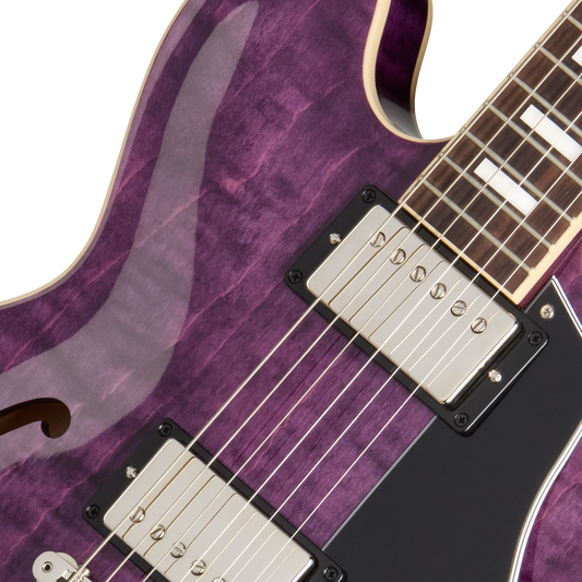 Gibson ES-335 Figured, Translucent Purple, Exclusive Electric Guitar Gibson