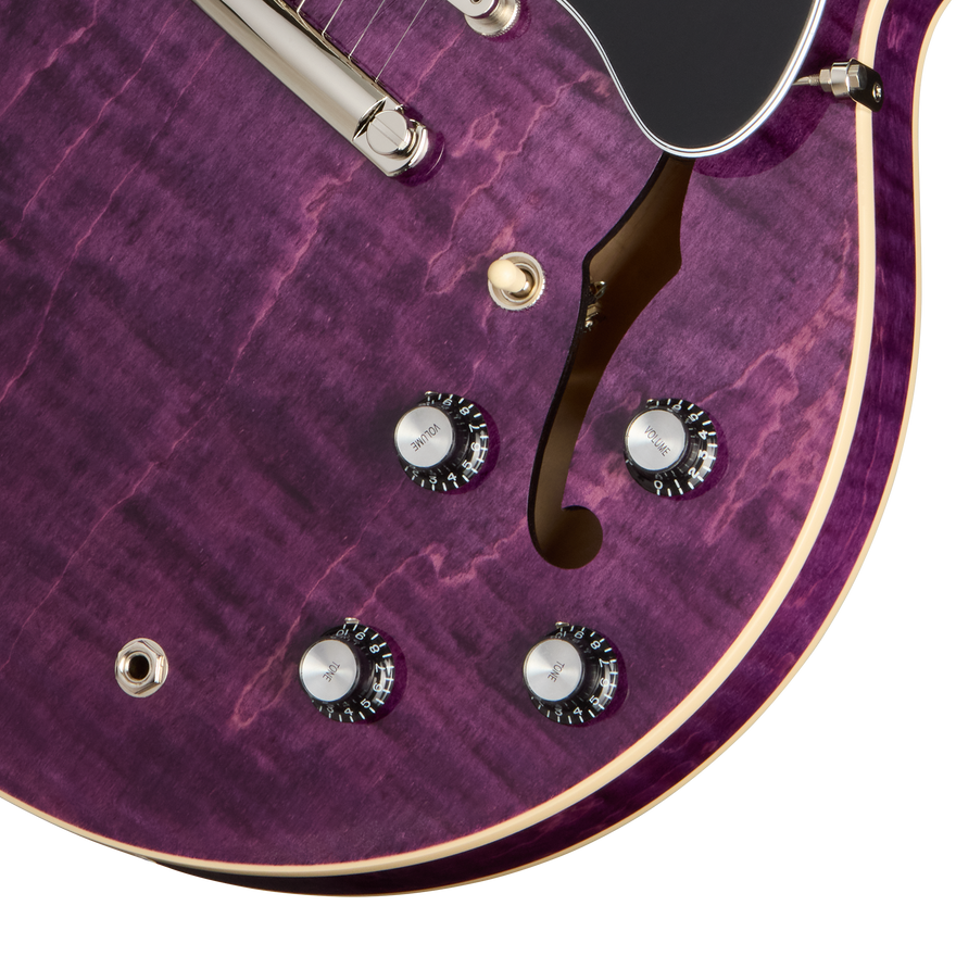 Gibson ES-335 Figured, Translucent Purple, Exclusive Electric Guitar Gibson