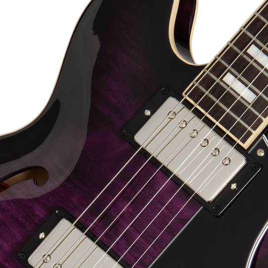 Gibson ES-339 Figured, Dark Purple Burst Electric Guitar Gibson
