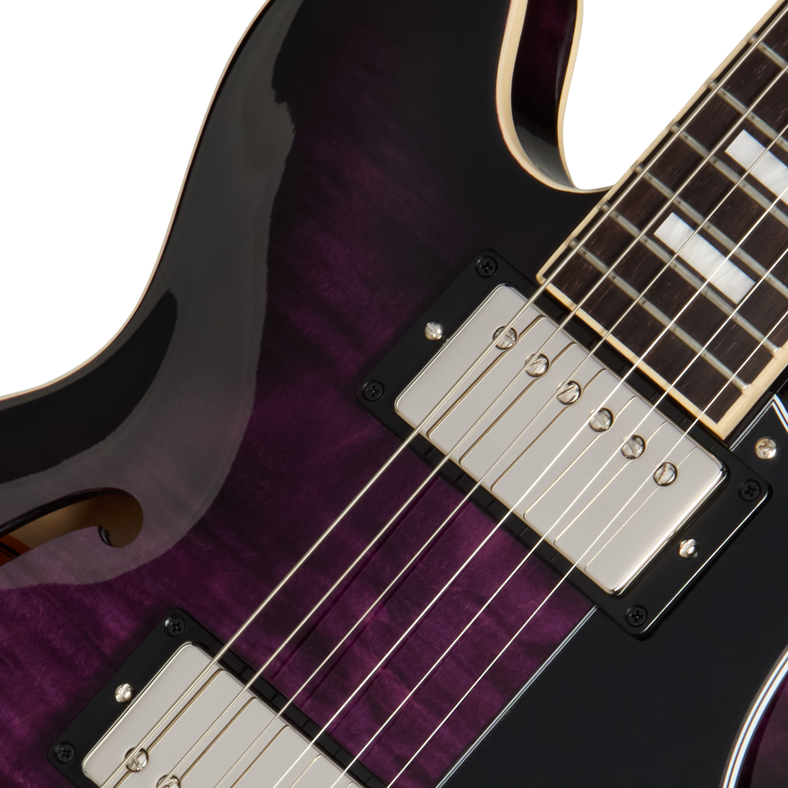 Gibson ES-339 Figured, Dark Purple Burst Electric Guitar Gibson