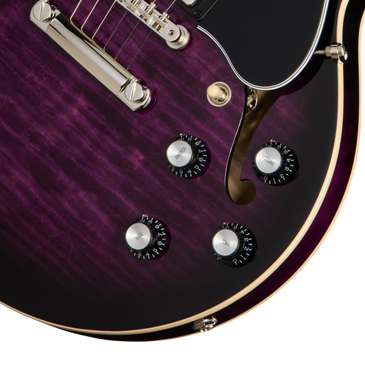 Gibson ES-339 Figured, Dark Purple Burst Electric Guitar Gibson