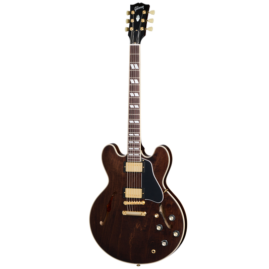 Gibson ES-345 Gold Hardware, Dark Walnut, Exclusive Electric Guitar Gibson