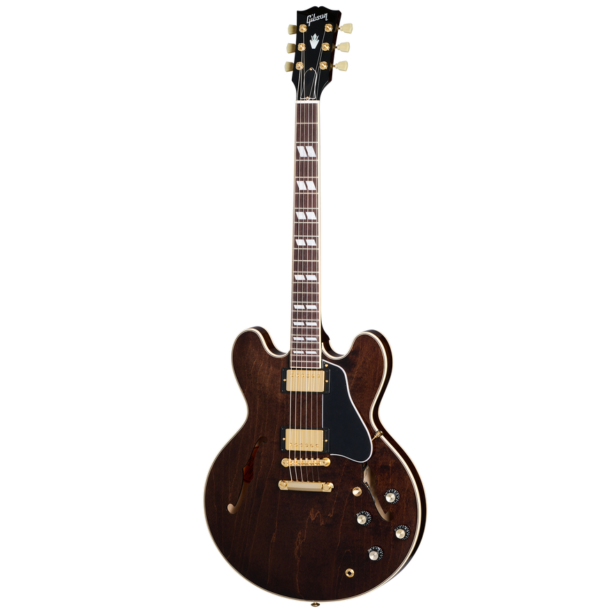 Gibson ES-345 Gold Hardware, Dark Walnut, Exclusive Electric Guitar Gibson