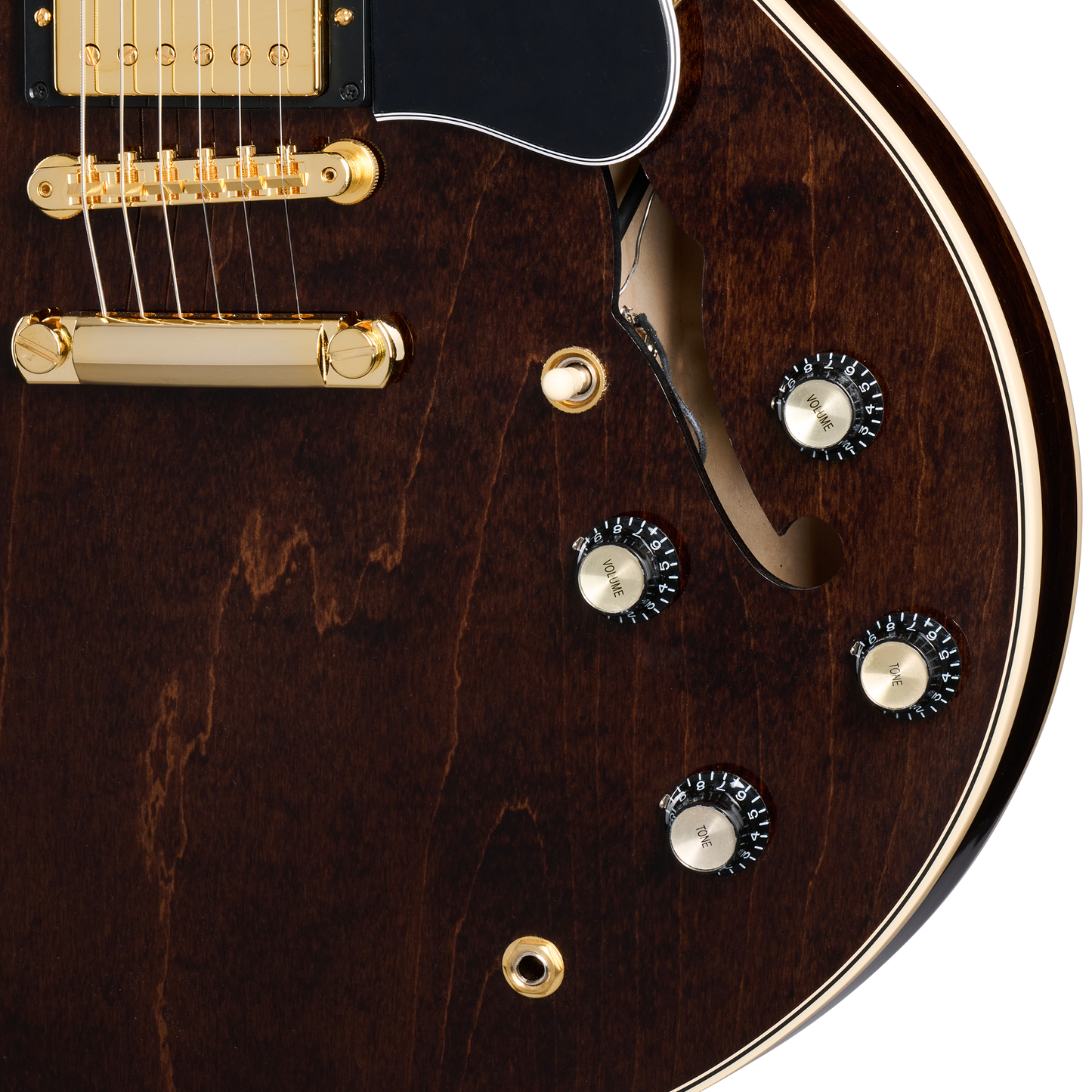 Gibson ES-345 Gold Hardware, Dark Walnut, Exclusive Electric Guitar Gibson