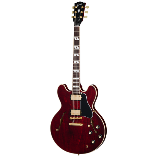 Gibson ES-345 Gold Hardware, Wine Red, Exclusive Electric Guitar Gibson