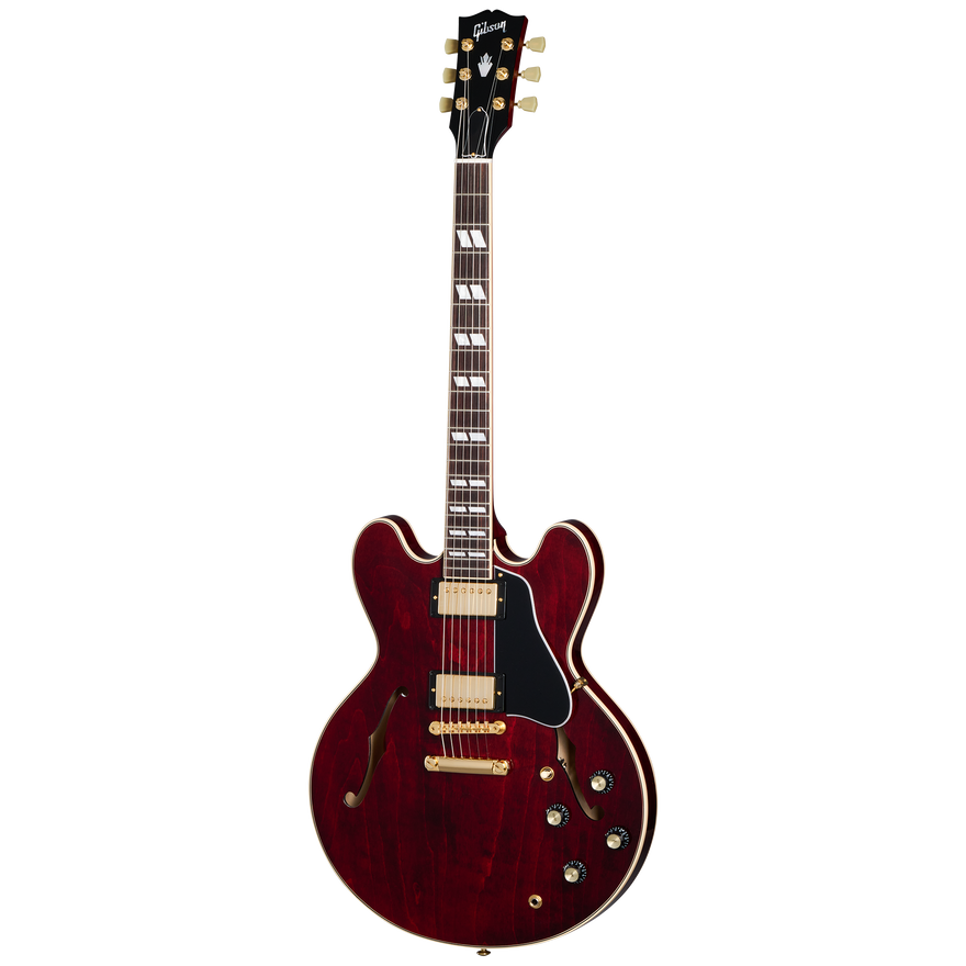 Gibson ES-345 Gold Hardware, Wine Red, Exclusive Electric Guitar Gibson