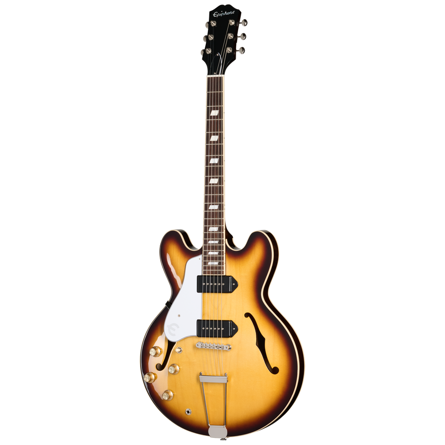 Epiphone USA Casino, Left-Handed, Vintage Sunburst Electric Guitar Epiphone