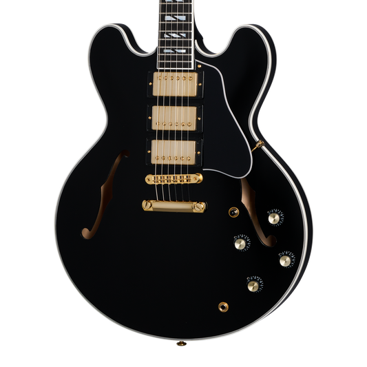 Gibson ES Supreme, Ebony, 3-Pickup, Exclusive Electric Guitar Gibson