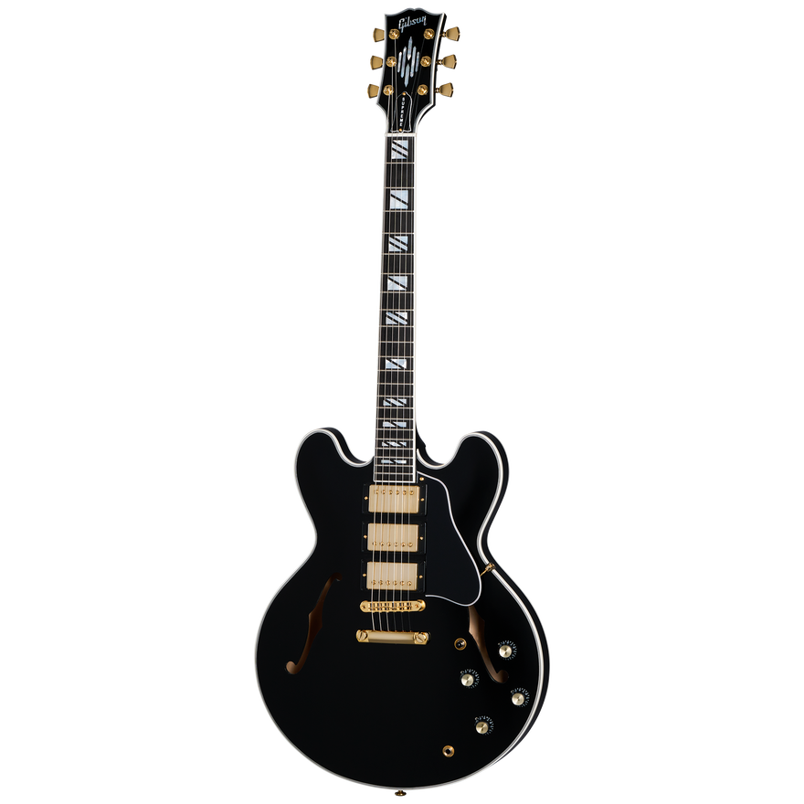 Gibson ES Supreme, Ebony, 3-Pickup, Exclusive Electric Guitar Gibson