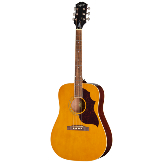 Epiphone Hummingbird Tribute, Antique Natural Acoustic Guitar Gibson