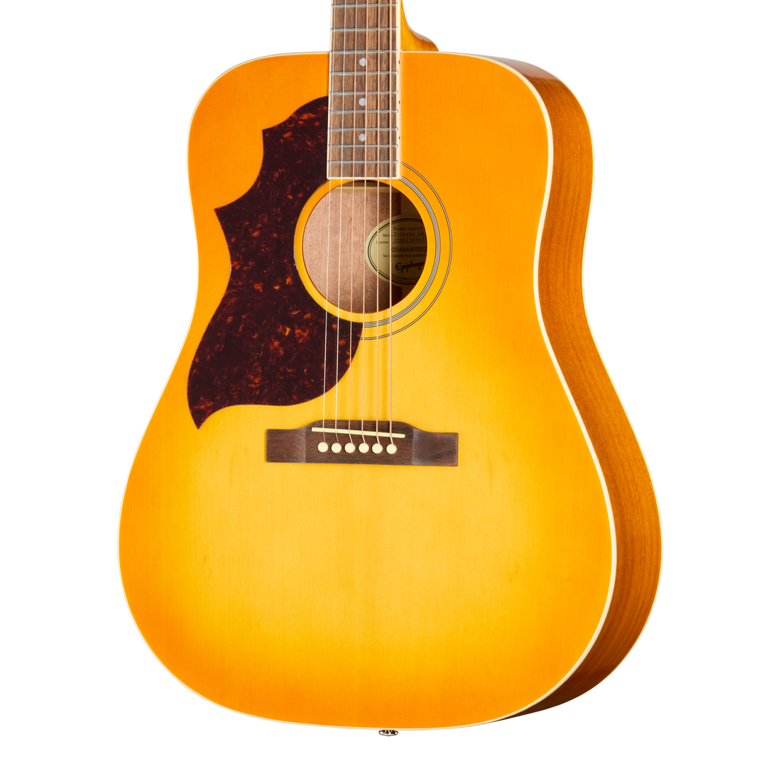 Epiphone Hummingbird Tribute, Left-Handed, Heritage Cherry Sunburst Acoustic Guitar Gibson