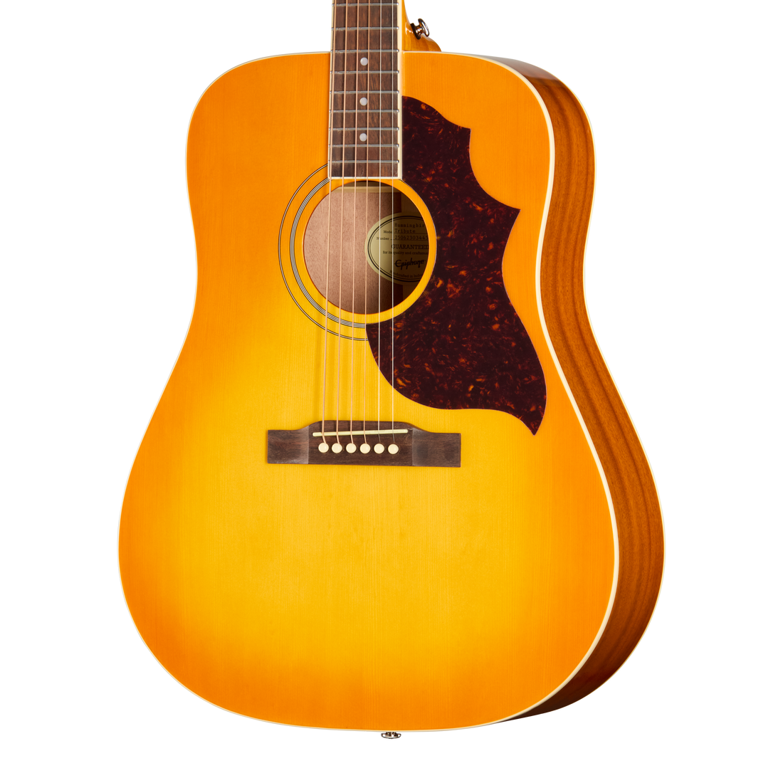 Epiphone Hummingbird Tribute, Heritage Cherry Sunburst Acoustic Guitar Gibson