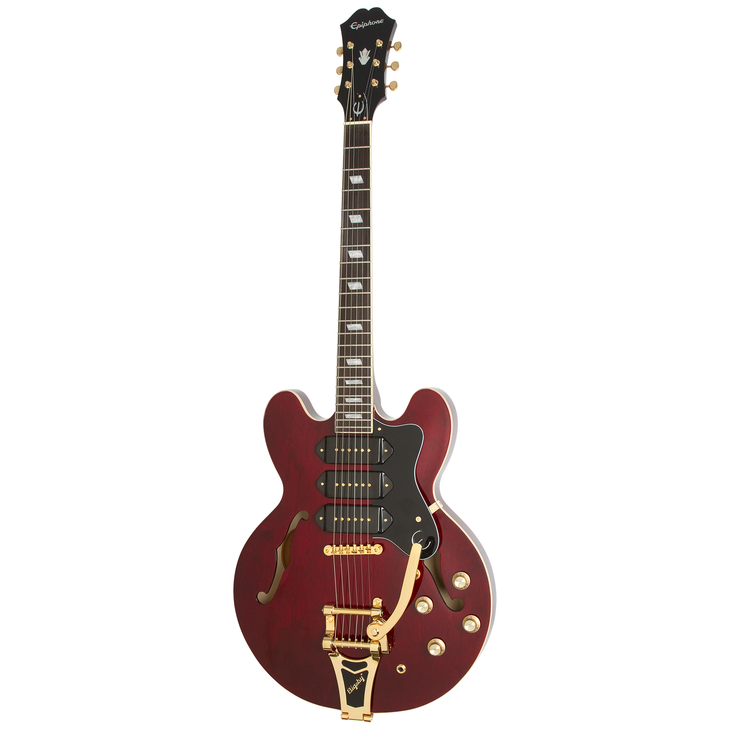 Epiphone Riviera Custom P93, Wine Red, Limited Edition Electric Guitar Epiphone