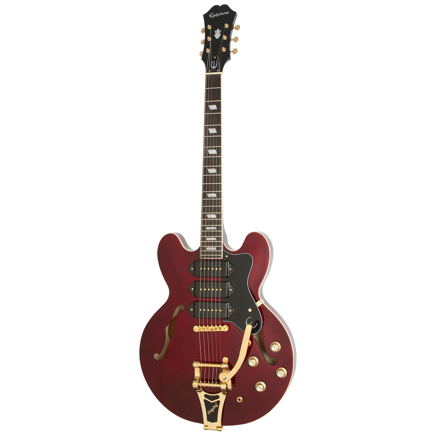 Epiphone Riviera Custom P93, Wine Red, Limited Edition Electric Guitar Epiphone