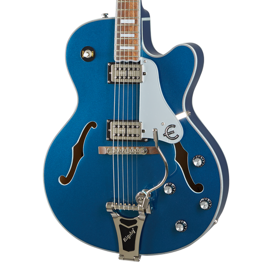 Epiphone Emperor Swingster, Delta Blue Metallic Electric Guitar Epiphone