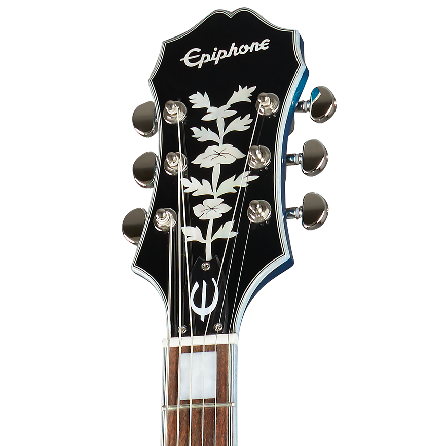 Epiphone Emperor Swingster, Delta Blue Metallic Electric Guitar Epiphone