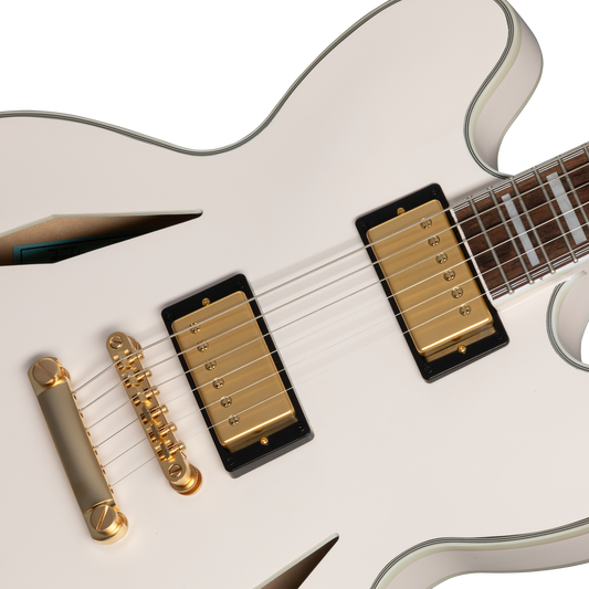 Epiphone Emily Wolfe "White Wolfe" Sheraton, Aged Bone White Electric Guitar Epiphone
