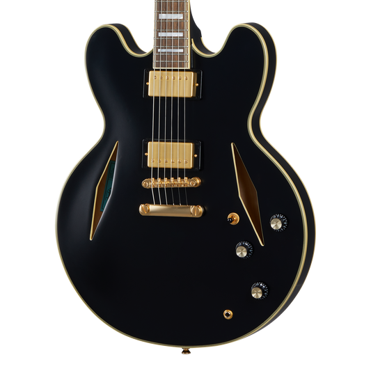 Epiphone Emily Wolfe Sheraton Stealth, Black Aged Gloss Electric Guitar Epiphone