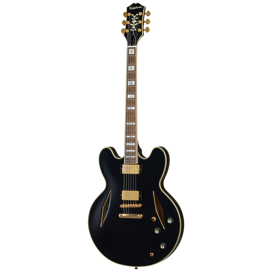 Epiphone Emily Wolfe Sheraton Stealth, Black Aged Gloss Electric Guitar Epiphone