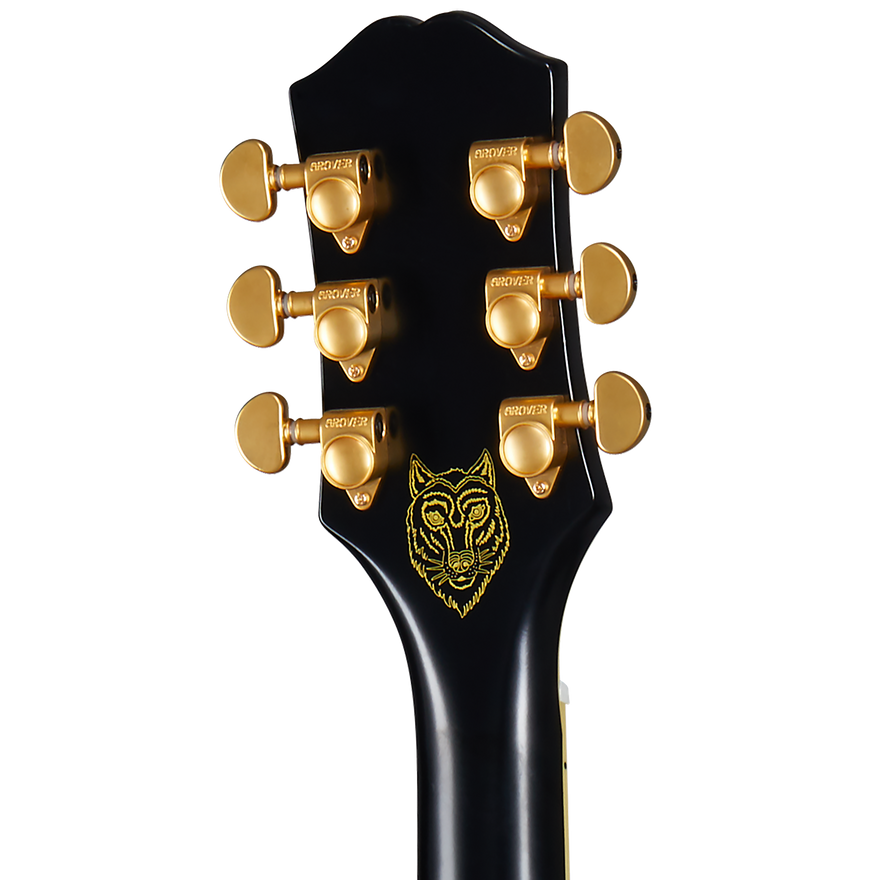 Epiphone Emily Wolfe Sheraton Stealth, Black Aged Gloss Electric Guitar Epiphone
