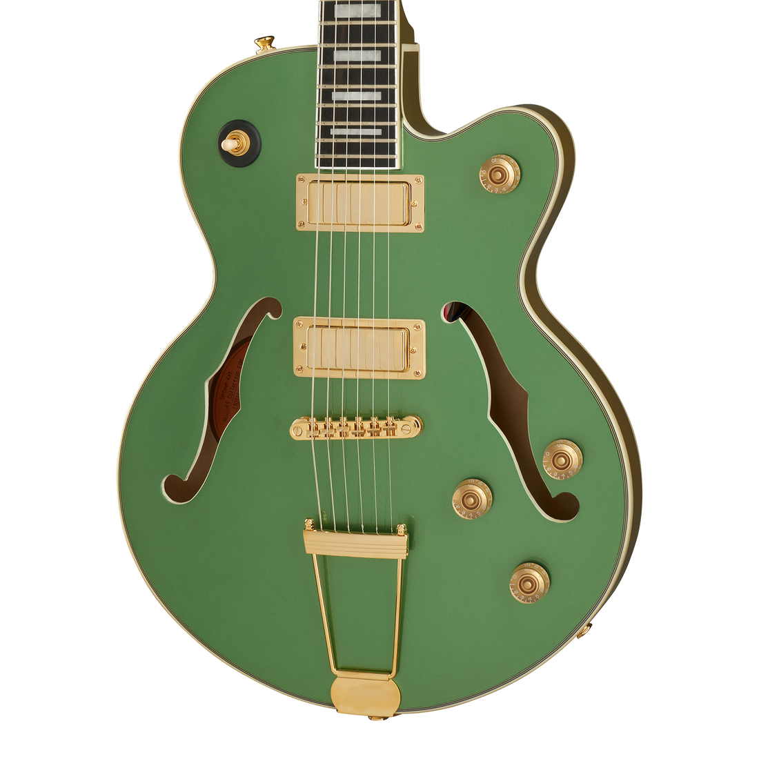 Epiphone Uptown Kat ES, Emerald Green Metallic Electric Guitar Epiphone