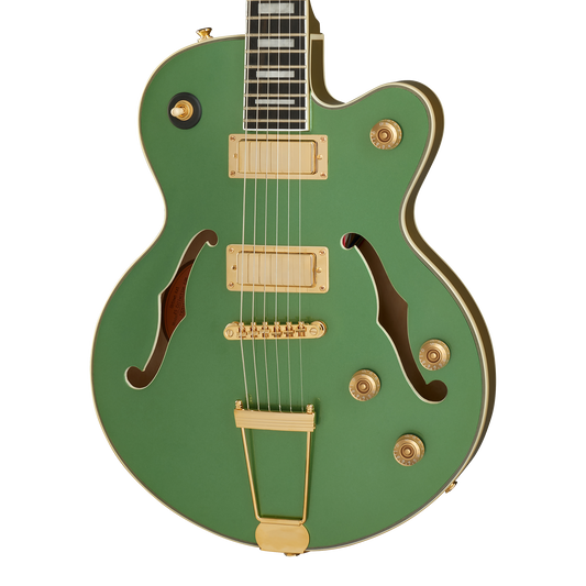 Epiphone Uptown Kat ES, Emerald Green Metallic Electric Guitar Epiphone
