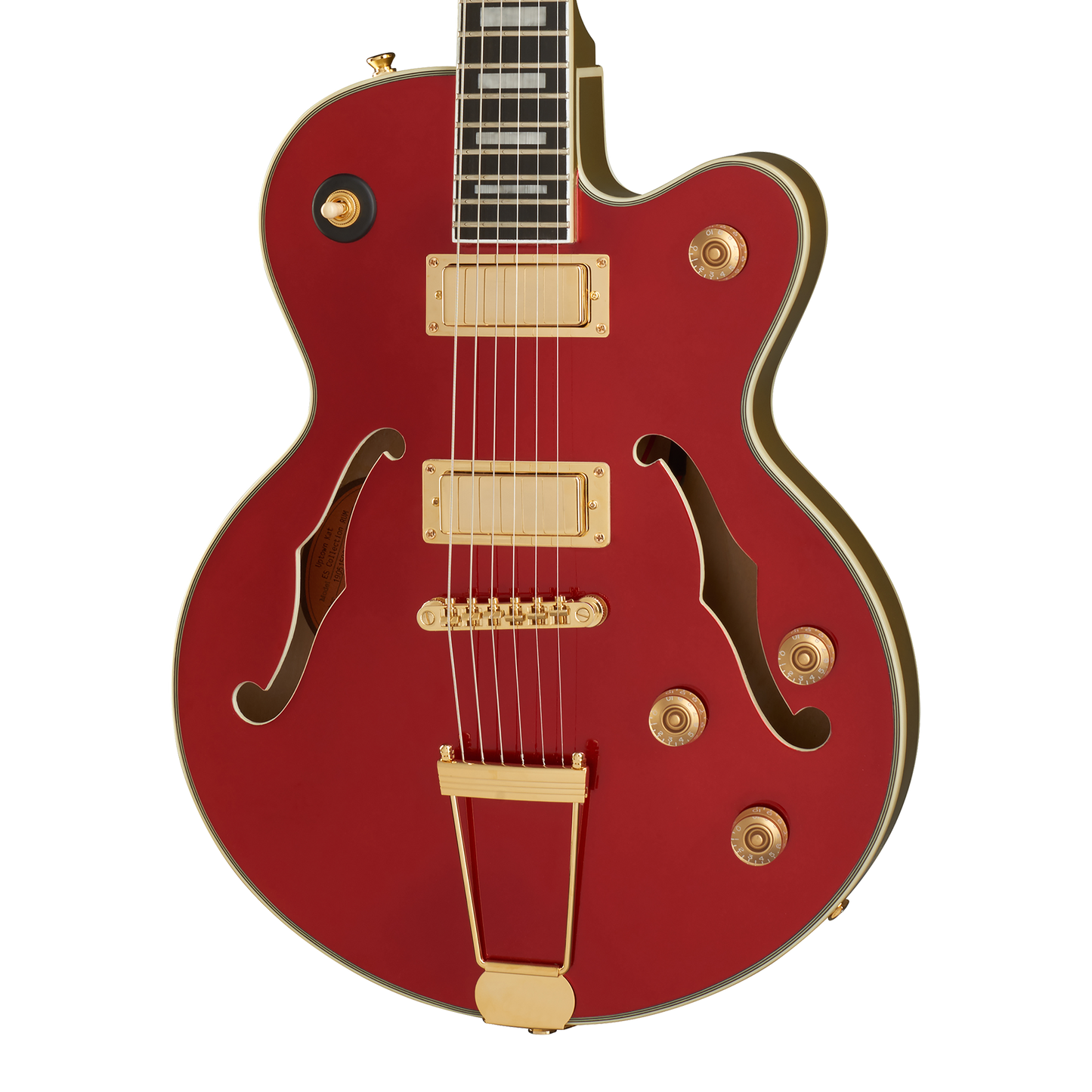 Epiphone Uptown Kat ES, Ruby Red Metallic Electric Guitar Epiphone