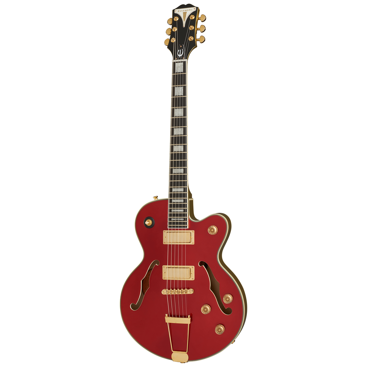 Epiphone Uptown Kat ES, Ruby Red Metallic Electric Guitar Epiphone
