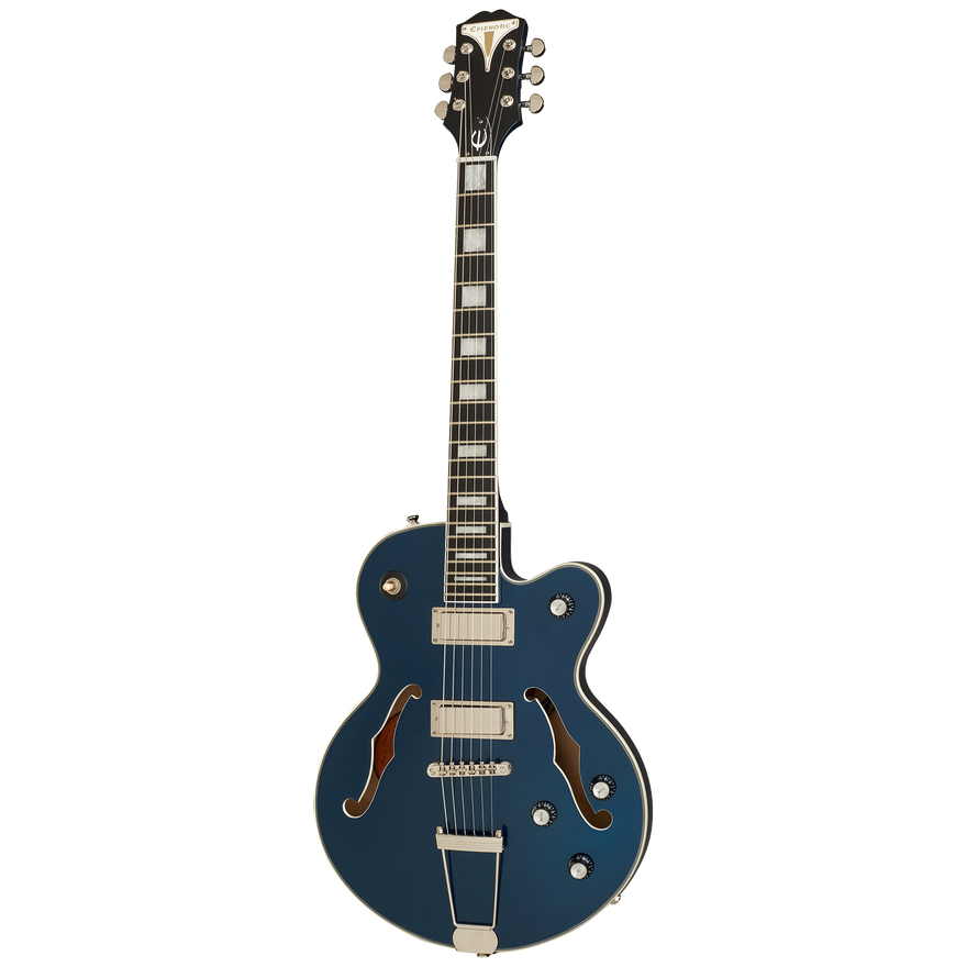 Epiphone Uptown Kat ES, Sapphire Blue Metallic Electric Guitar Epiphone
