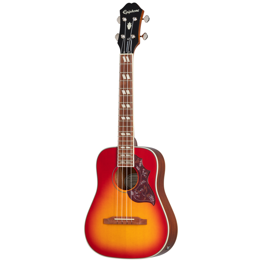 Epiphone Hummingbird Studio Tenor Ukulele, Faded Cherry Sunburst Ukulele Epiphone