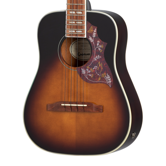 Epiphone Hummingbird Studio Tenor Ukulele, Tobacco Sunburst Ukulele Epiphone