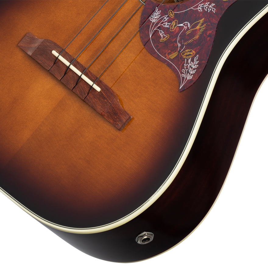 Epiphone Hummingbird Studio Tenor Ukulele, Tobacco Sunburst Ukulele Epiphone