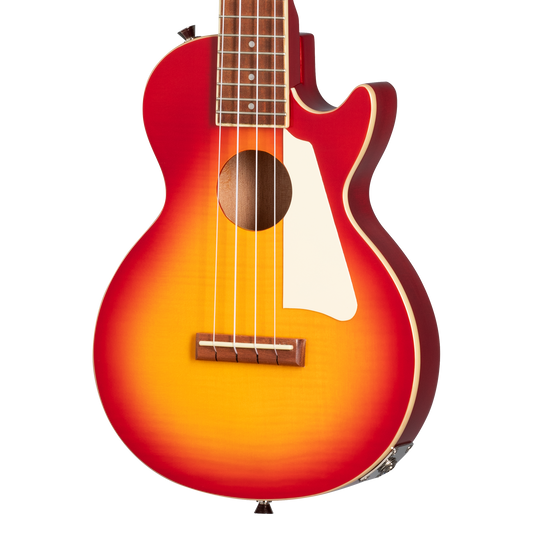 Epiphone Les Paul Tenor Ukulele, Heritage Cherry Sunburst Ukulele Epiphone