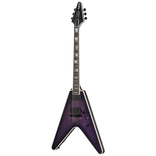 Epiphone Prophecy Flying V, Orchid Bloom Satin Electric Guitar Epiphone