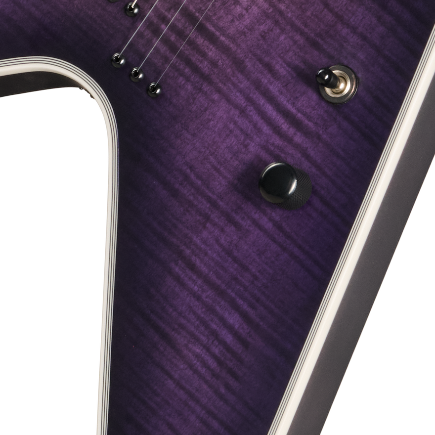 Epiphone Prophecy Flying V, Orchid Bloom Satin Electric Guitar Epiphone