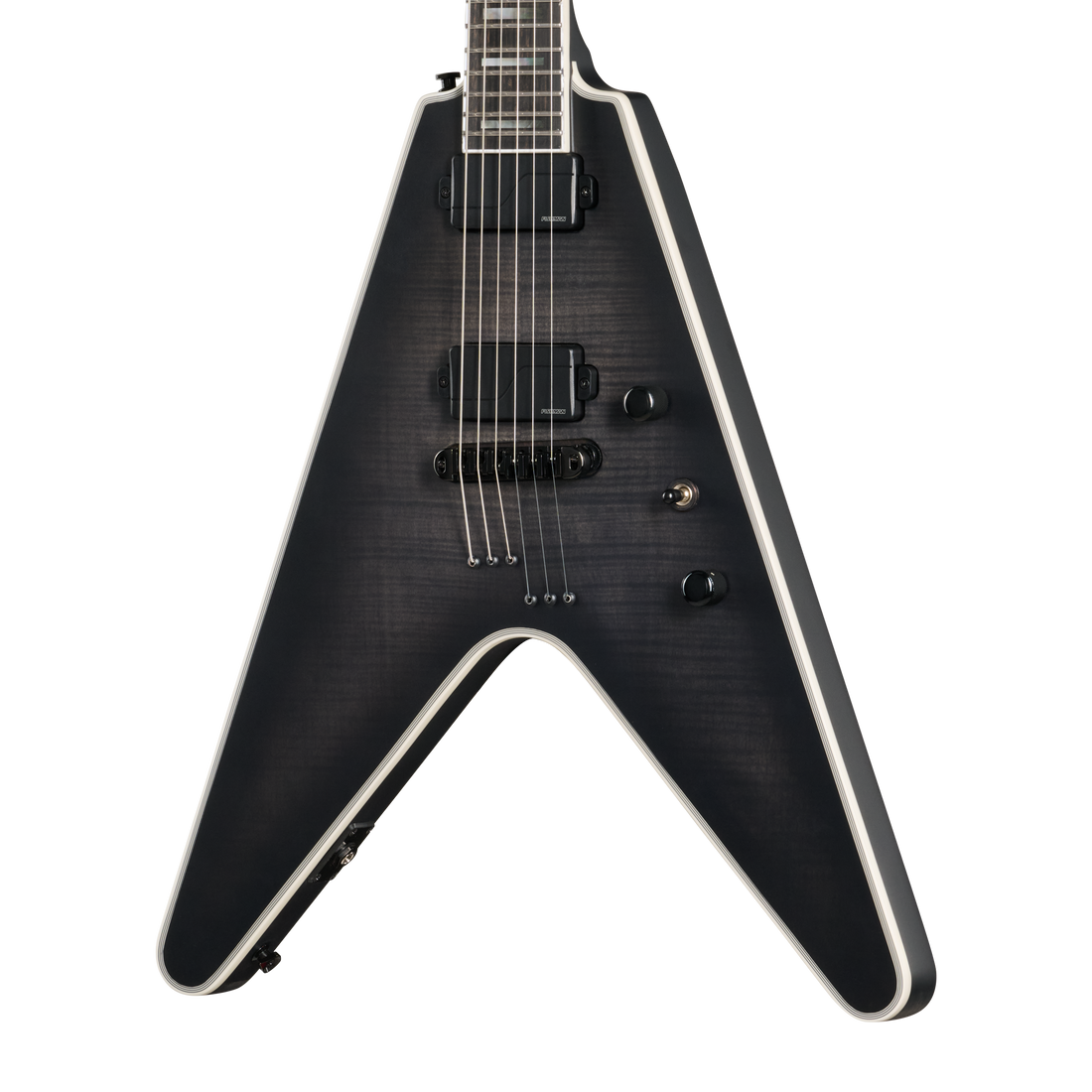 Epiphone Prophecy Flying V, Obsidian Storm Satin Electric Guitar Epiphone