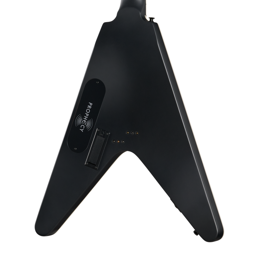 Epiphone Prophecy Flying V, Obsidian Storm Satin Electric Guitar Epiphone