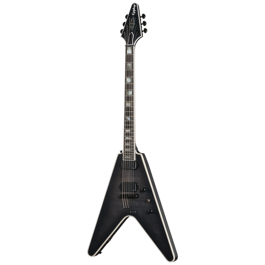 Epiphone Prophecy Flying V, Obsidian Storm Satin Electric Guitar Epiphone