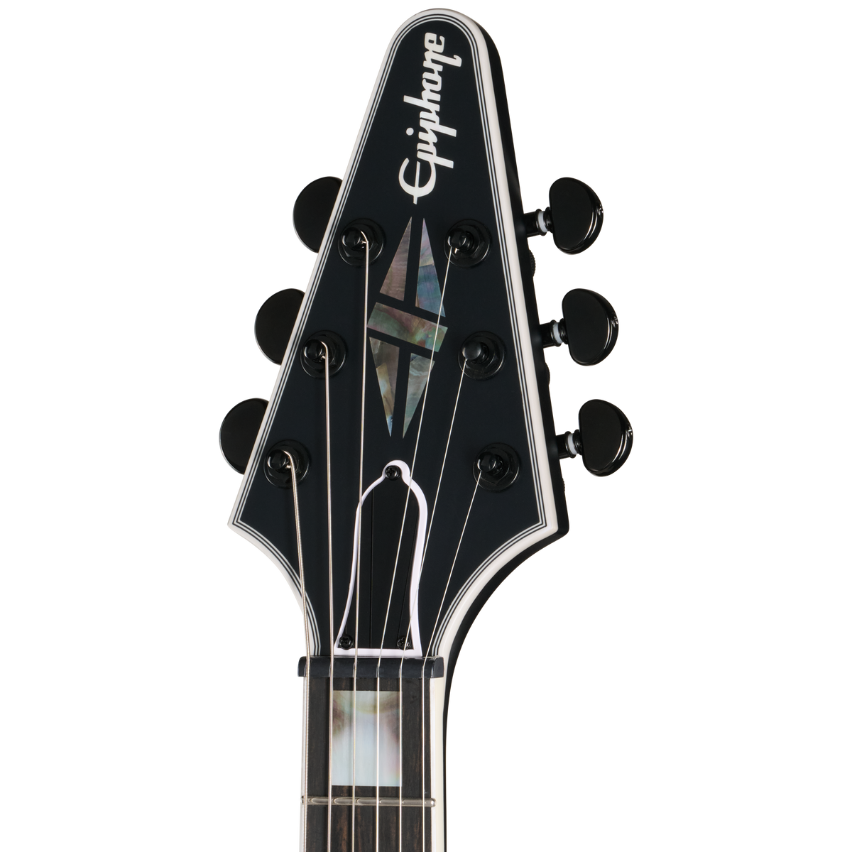 Epiphone Prophecy Flying V, Obsidian Storm Satin Electric Guitar Epiphone