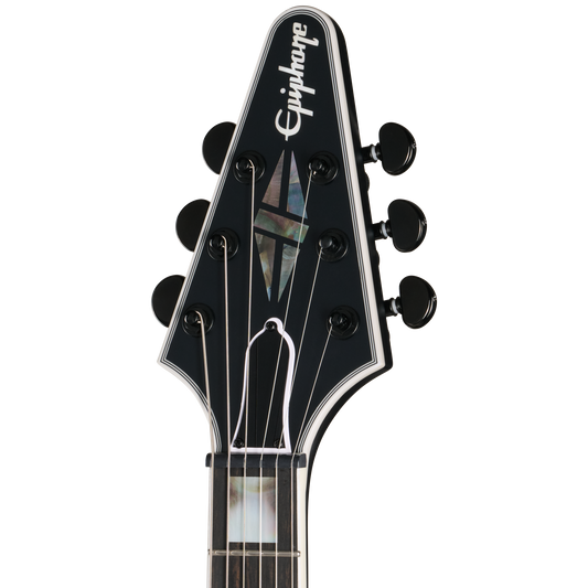 Epiphone Prophecy Flying V, Obsidian Storm Satin Electric Guitar Epiphone